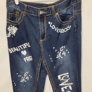 Ashley Stewart Positive Affirmation Jeans